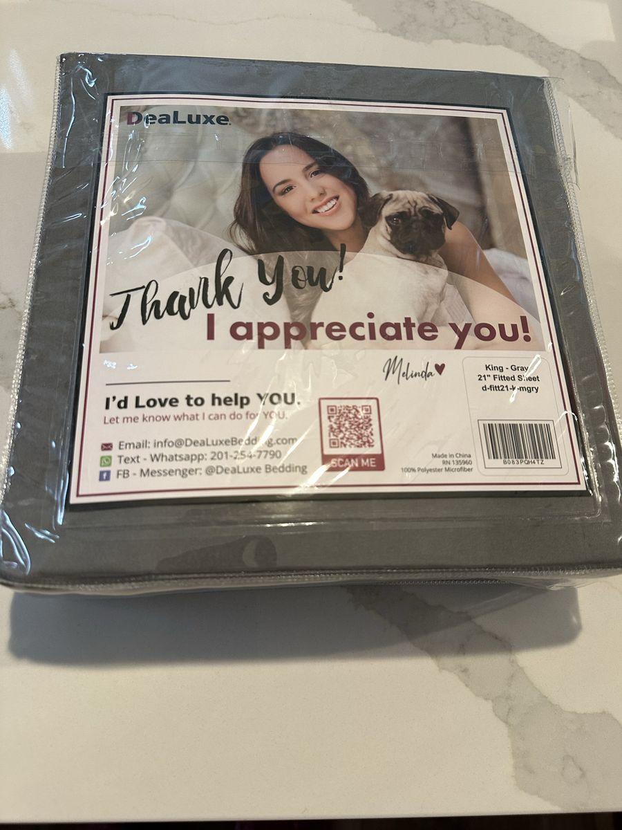 KING 21" FITTED SHEET