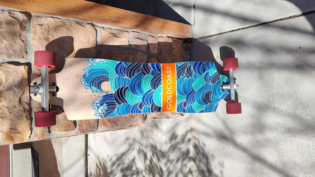 Like New Goldcoast Drop Thru Longboard