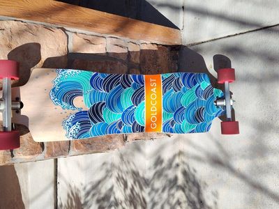 Like New Goldcoast Drop Thru Longboard