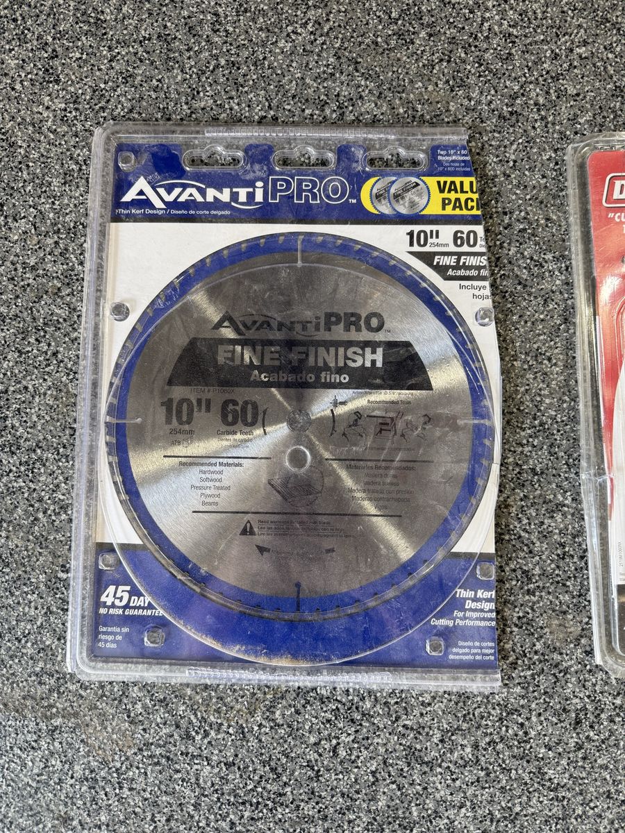 Avanti Pro 10-Inch 60-Teeth Fine Finish Saw Blade