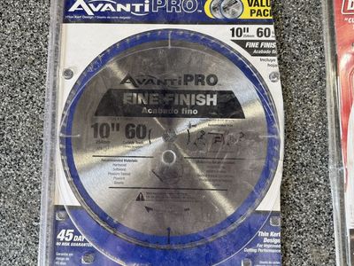 Avanti Pro 10-Inch 60-Teeth Fine Finish Saw Blade