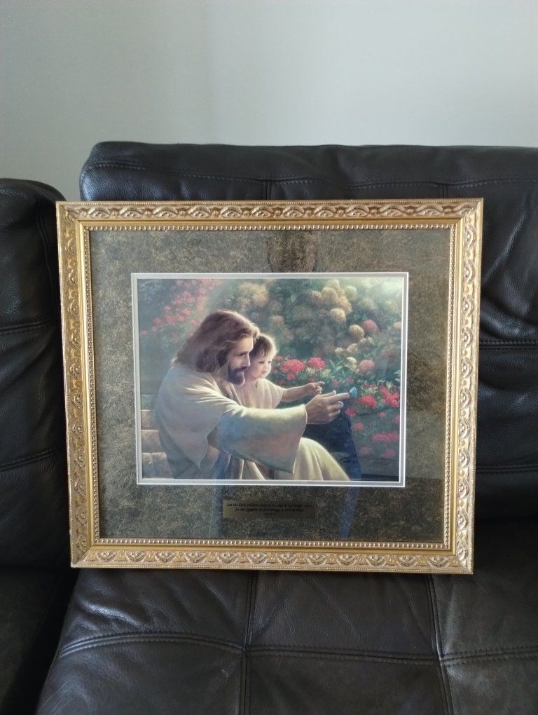 Greg Olsen "Precious In His Sight" Framed Art Print, Luke 18:16, Signed & Numbered, COA