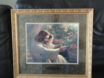 Greg Olsen "Precious In His Sight" Framed Art Print, Luke 18:16, Signed & Numbered, COA