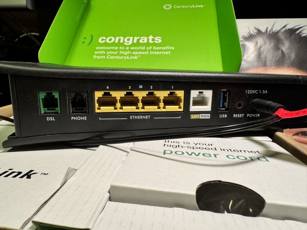 CenturyLink Router Modem C1100Z ZyXEL Wireless