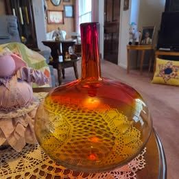 Vintage Blenko Glass Vase