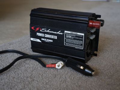 Schumacher 410W Power Inverter / 12V DC to 120V AC Converter + USB