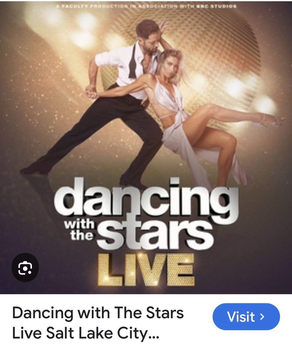 Dancing with the Stars Live Ticket Saturday, May 2, 2026 8:00 pm Eccles in Salt Lake City