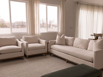 Downeast Cloud Sofa With 2 Matching Chairs