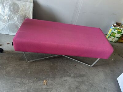 pink bench
