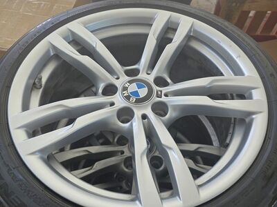 Genuine BMW Style 441 M Sport alloy wheels and tire package.