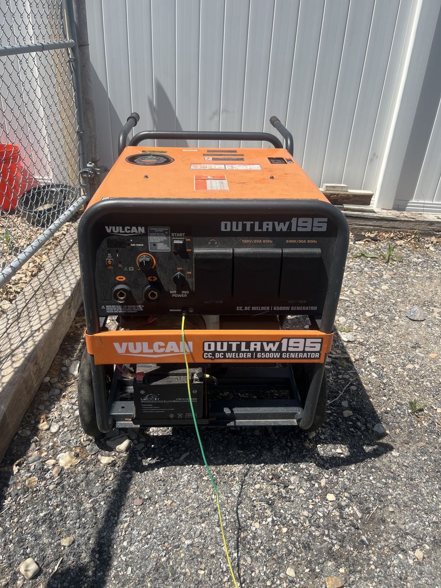 Vulcan outlaw 195 welder generator