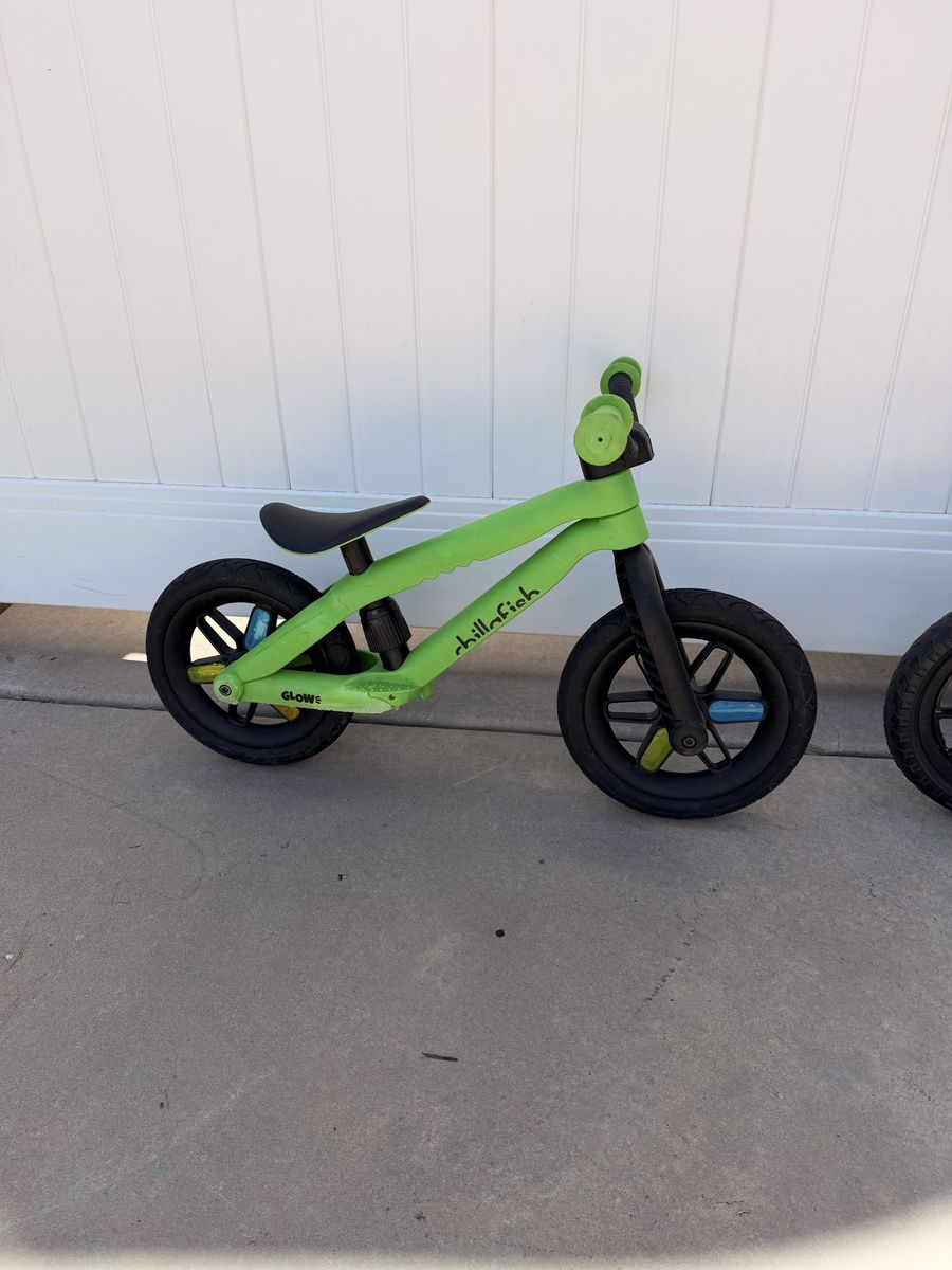 Chillafish  - Green Toddler Push Bike