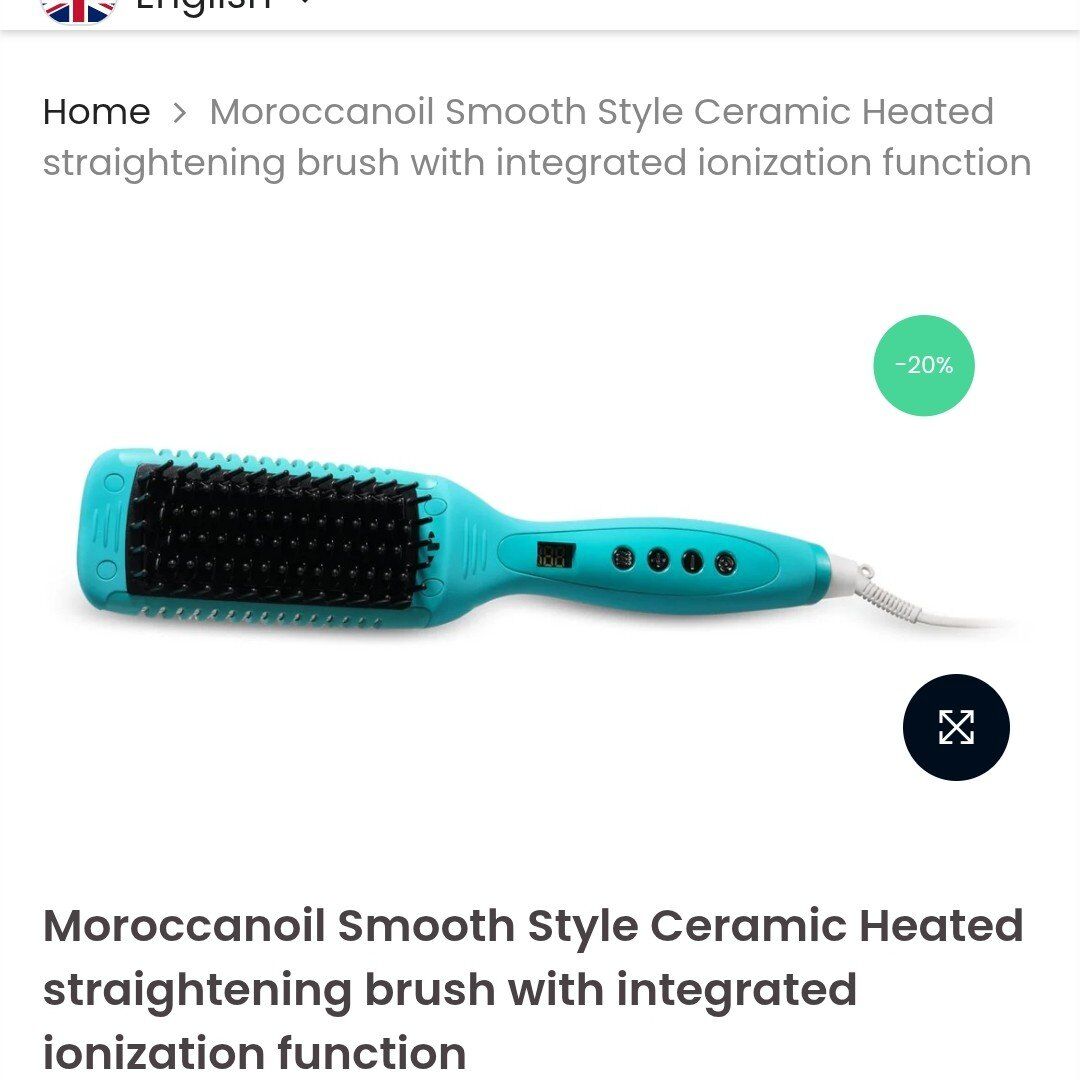 heated straightening brush