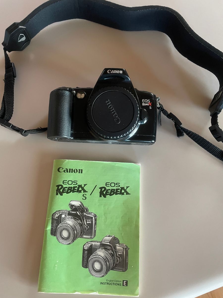 Canon Eos Reble X S Film Camera with Extra Lens & More