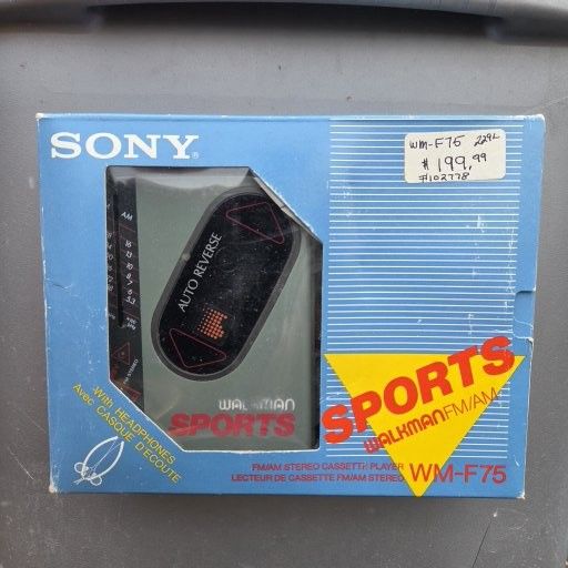 1985 Sony WM-F75 Sports Walkman