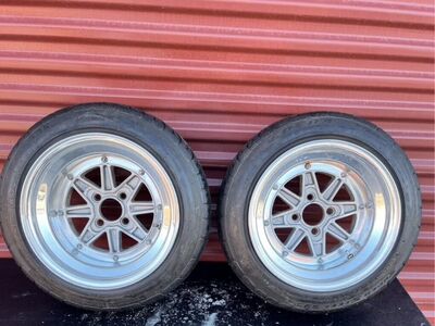 Set Of 2 Rice Rocket Tires And Wheels