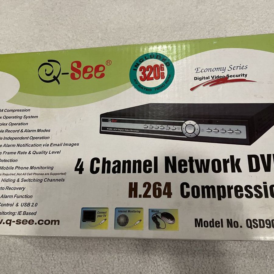 Four Channel Network DVR QSD9004V Security Recorder