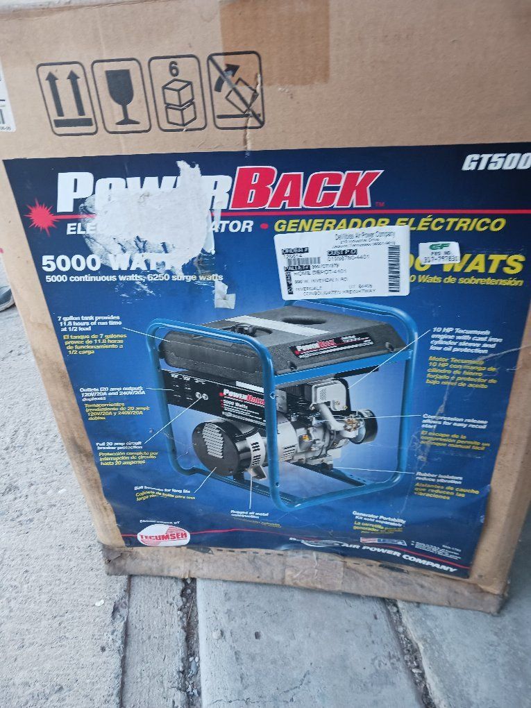 Power back electric generator