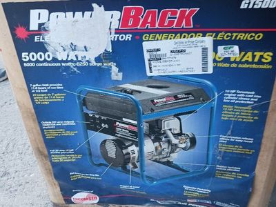 Power back electric generator