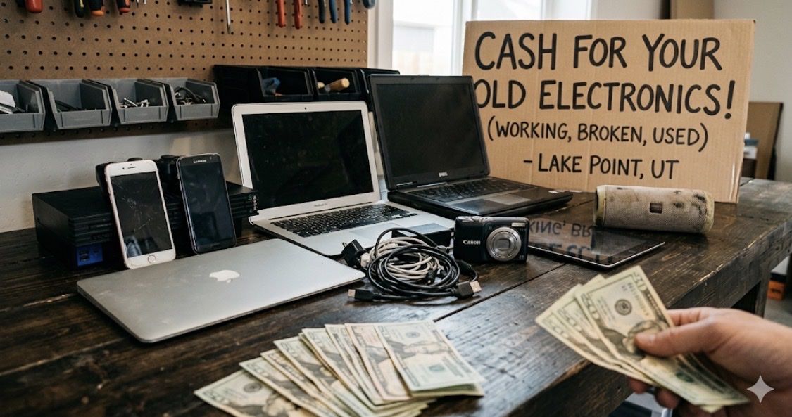 Get Cash For Your Old/Broken Tech & Electronics!