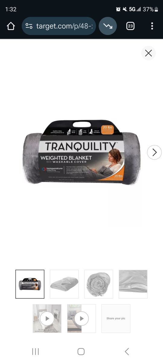 20 lb New weighted blanket