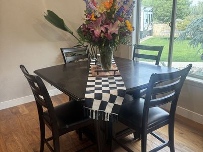 Kitchen table with four chairs