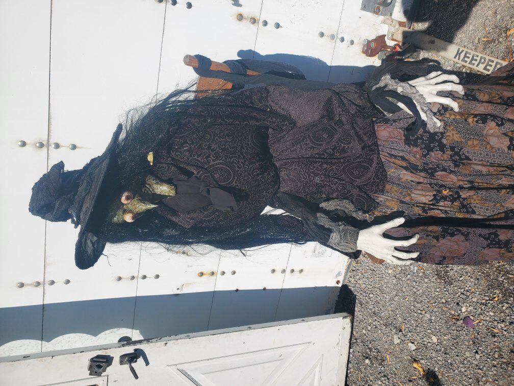 Witch Halloween decoration