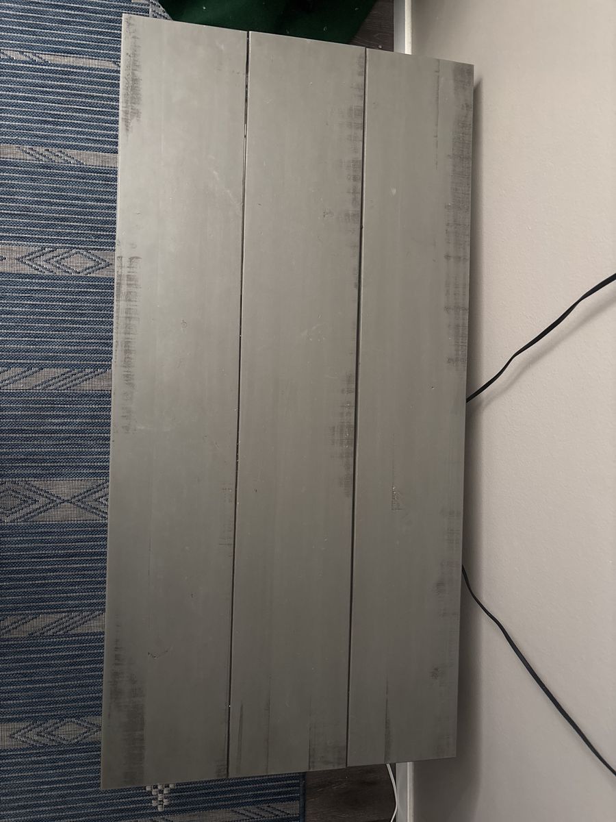 Gray Wood Coffee Table!