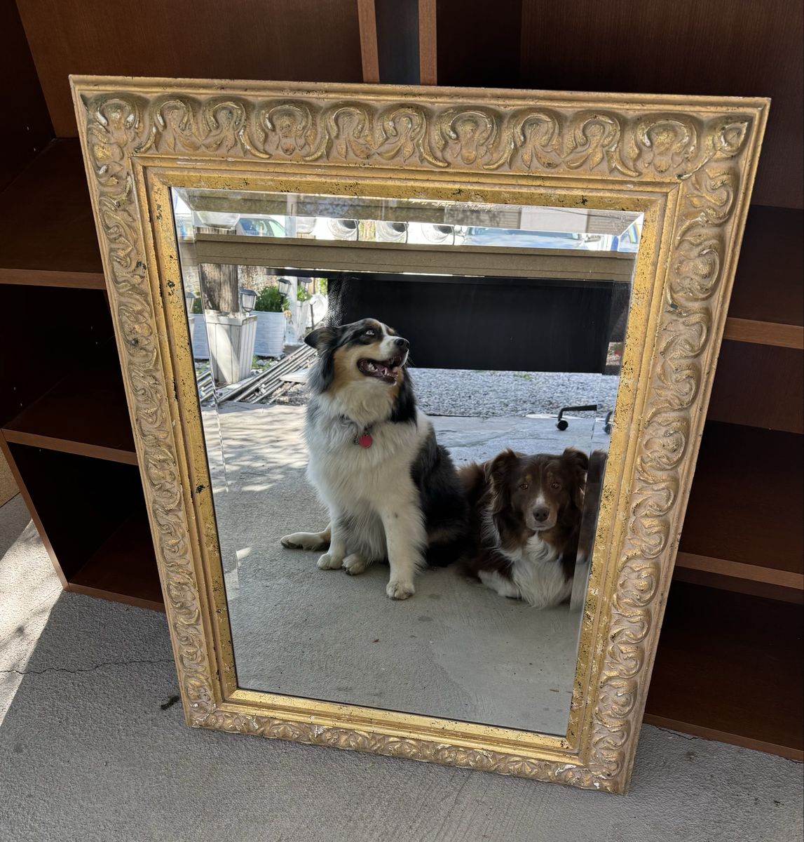 4 Gold Antique Mirrors