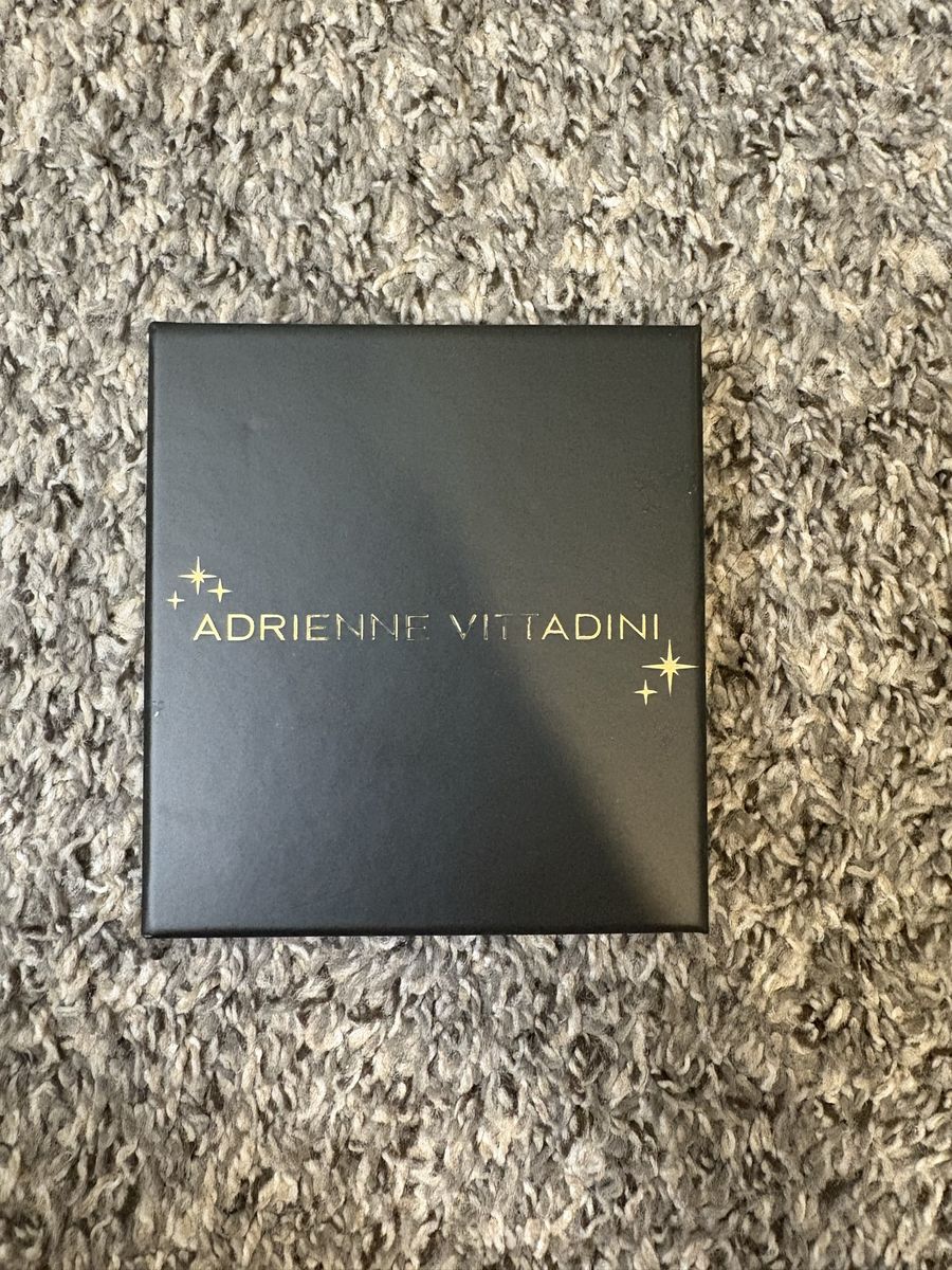 Adrienne Vittadini Gold-Tone Charm Bracelet with Pave Heart Charms - New in Box
