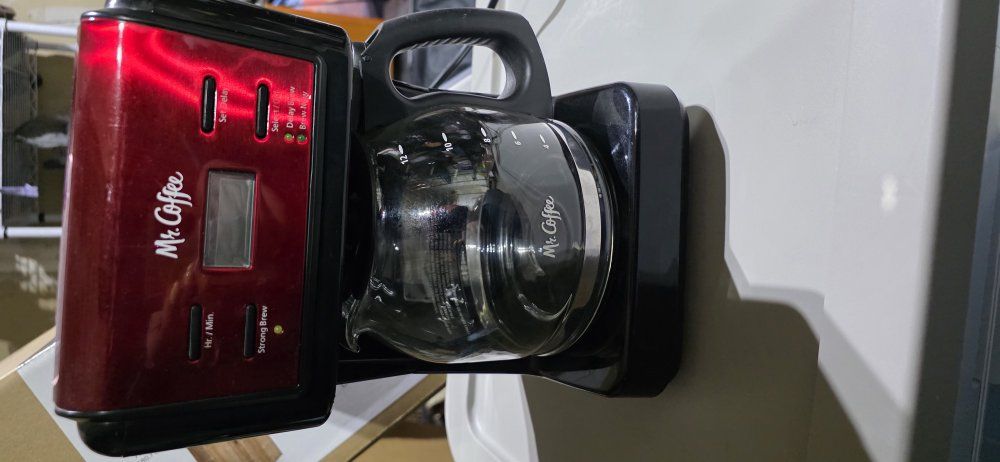Mr Coffee red coffee maker