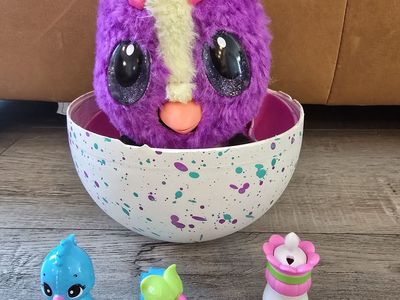 Hatchimals CollEGGtibles Huge Lot – Plush Hatching Egg, Baby Plush Set, 20+ Mini Figures, Nests & eGGzania
