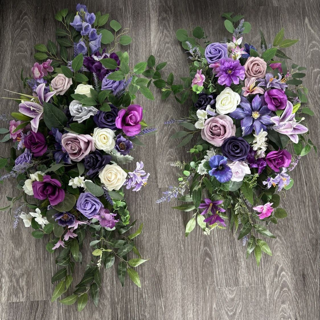 2 piece arch flower set