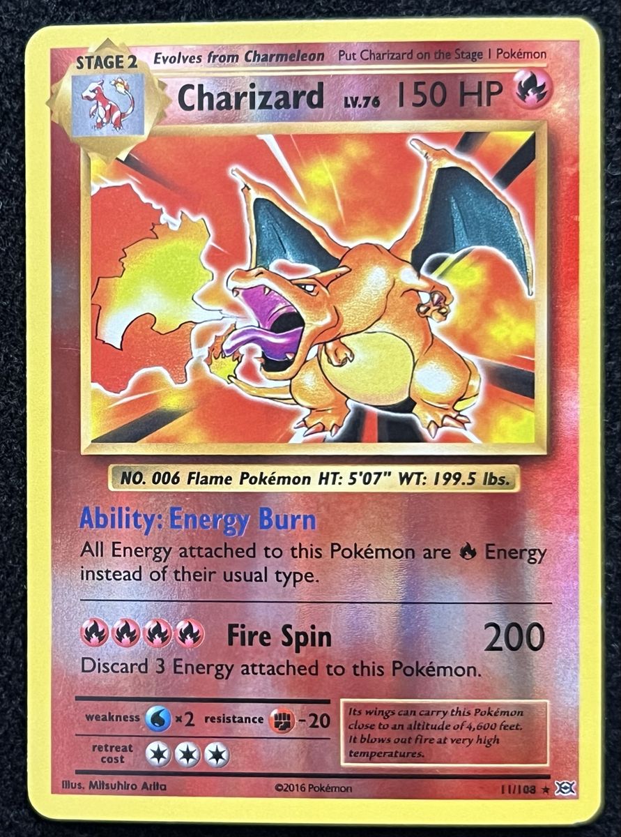 (NM) Charizard 11/108 Reverse - Pokemon XY Evolutions