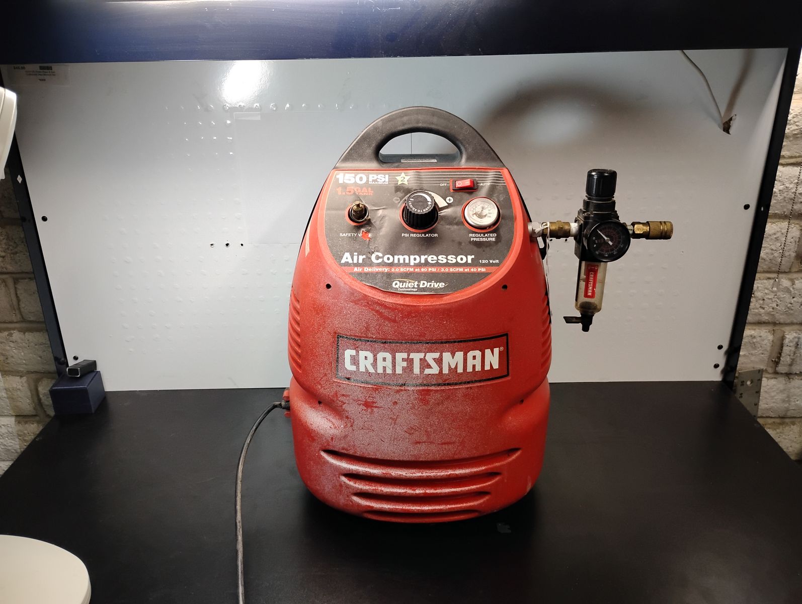 Craftsman 919.152391 Portable Quiet-Drive 110V Electric Air Compressor