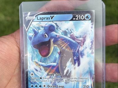 Pokemon Lapras V 049/202 Full Art Ultra Rare Trading Card
