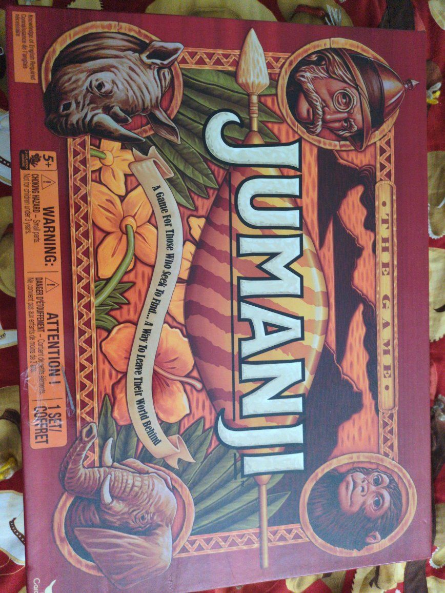 Jumanji The Game Board Game Complete with Box and Instructions