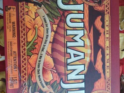 Jumanji The Game Board Game Complete with Box and Instructions