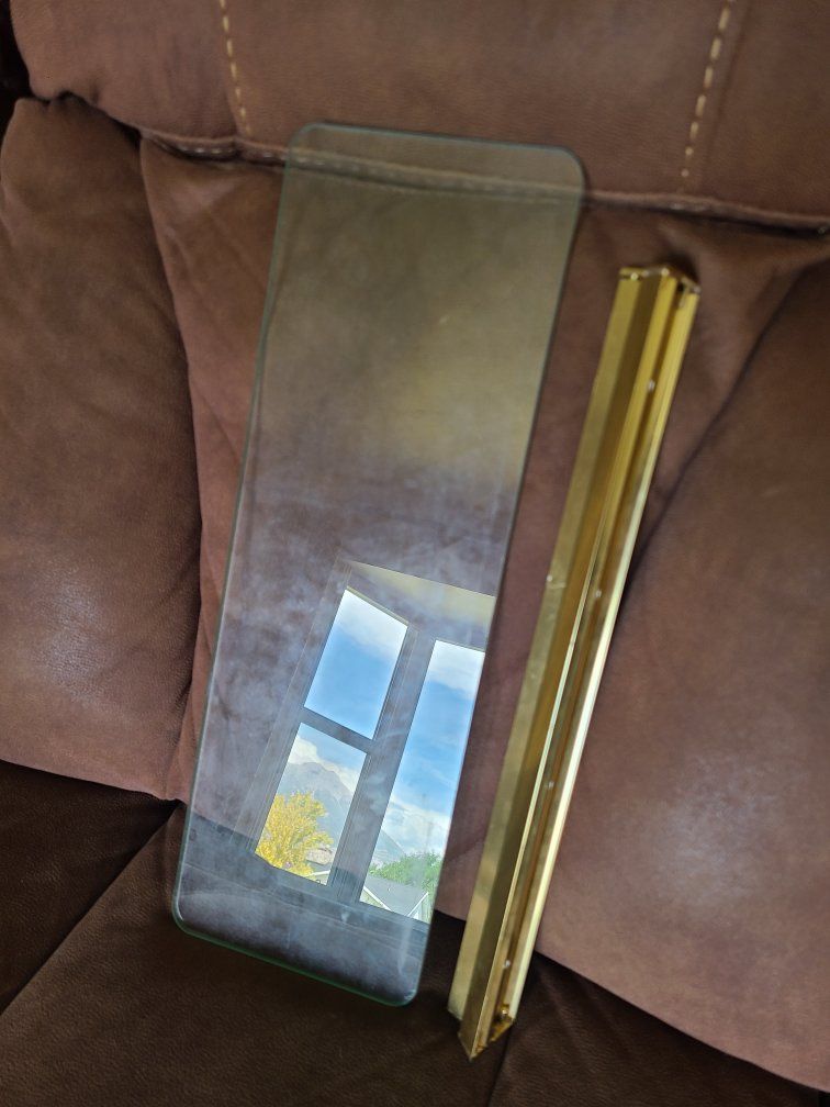 Small glass shelf