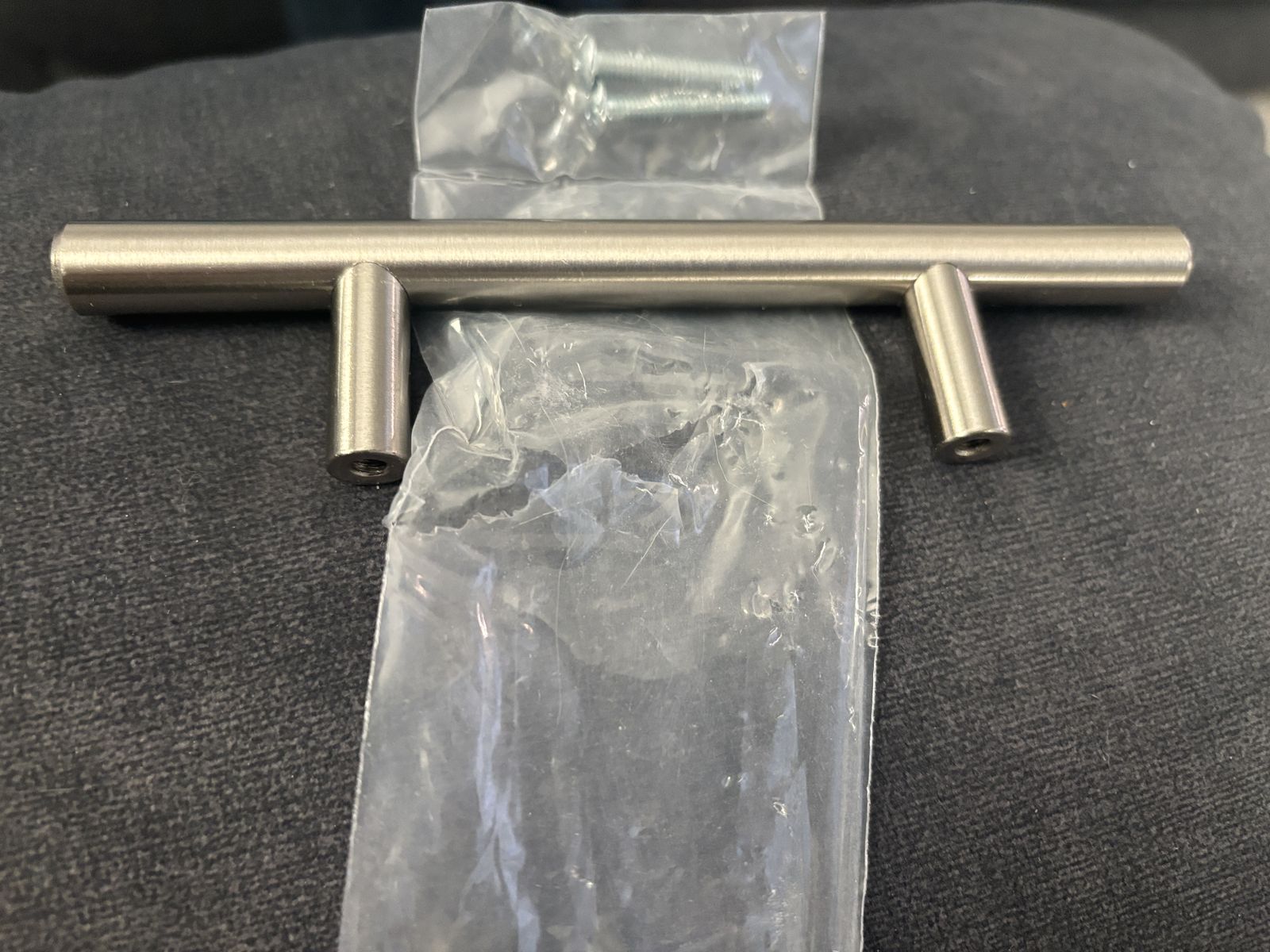 % Kitchen Handles Brushed Nickel 6 inch, 3 inch Center Holes