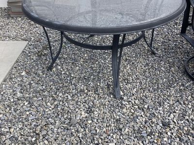 Patio table and chairs