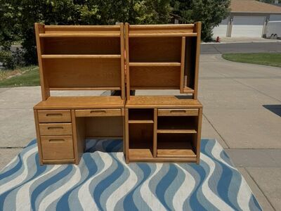 2 pc. Matching Wooden Desk Set Aspen Furniture
