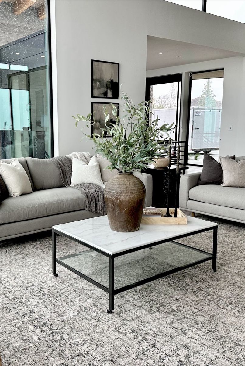 Brand New High End Marble Coffee Table