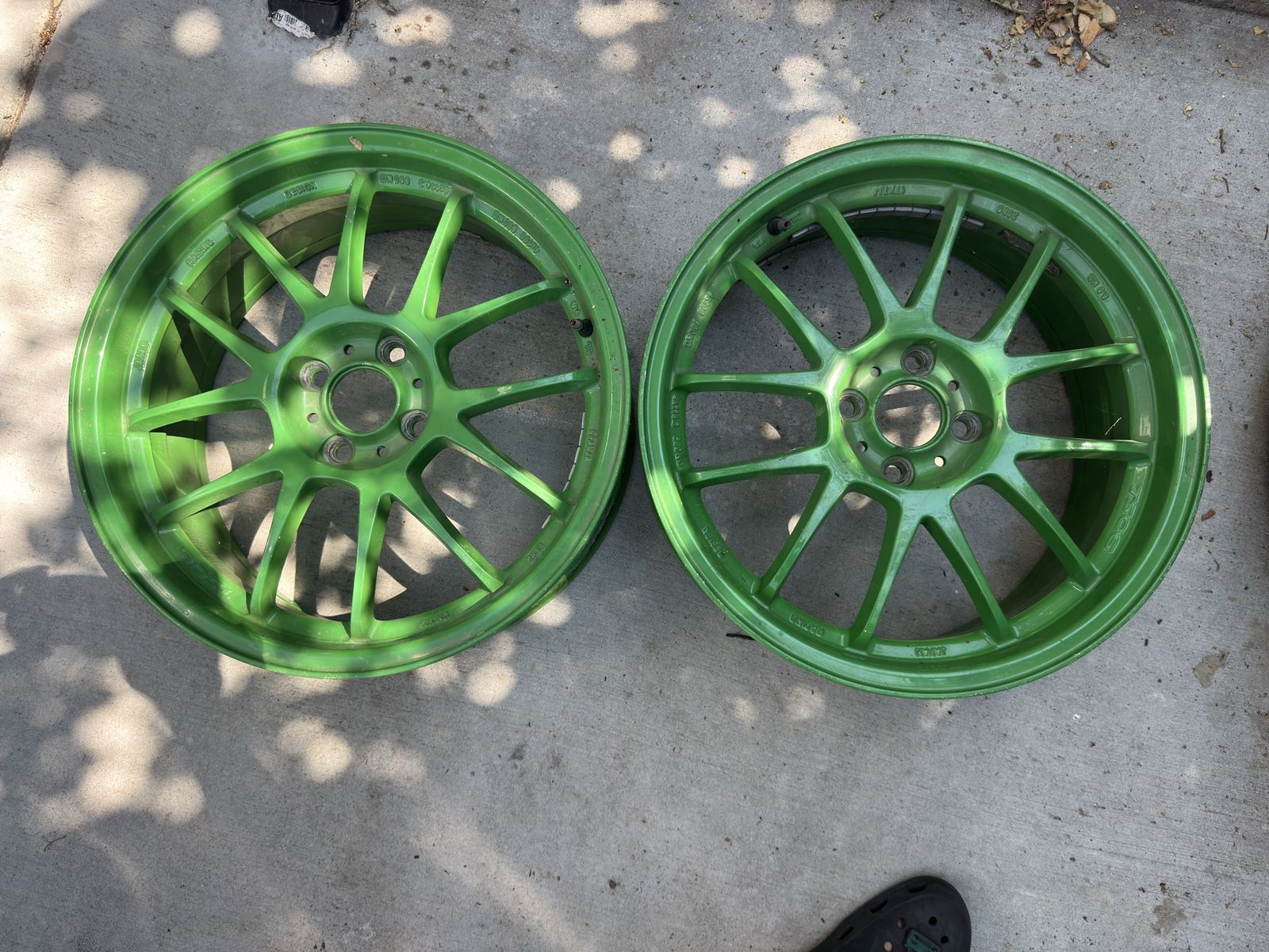 4x100 17x7 wheels 