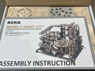 Rokr Marble Night City 3 D wooden puzzle