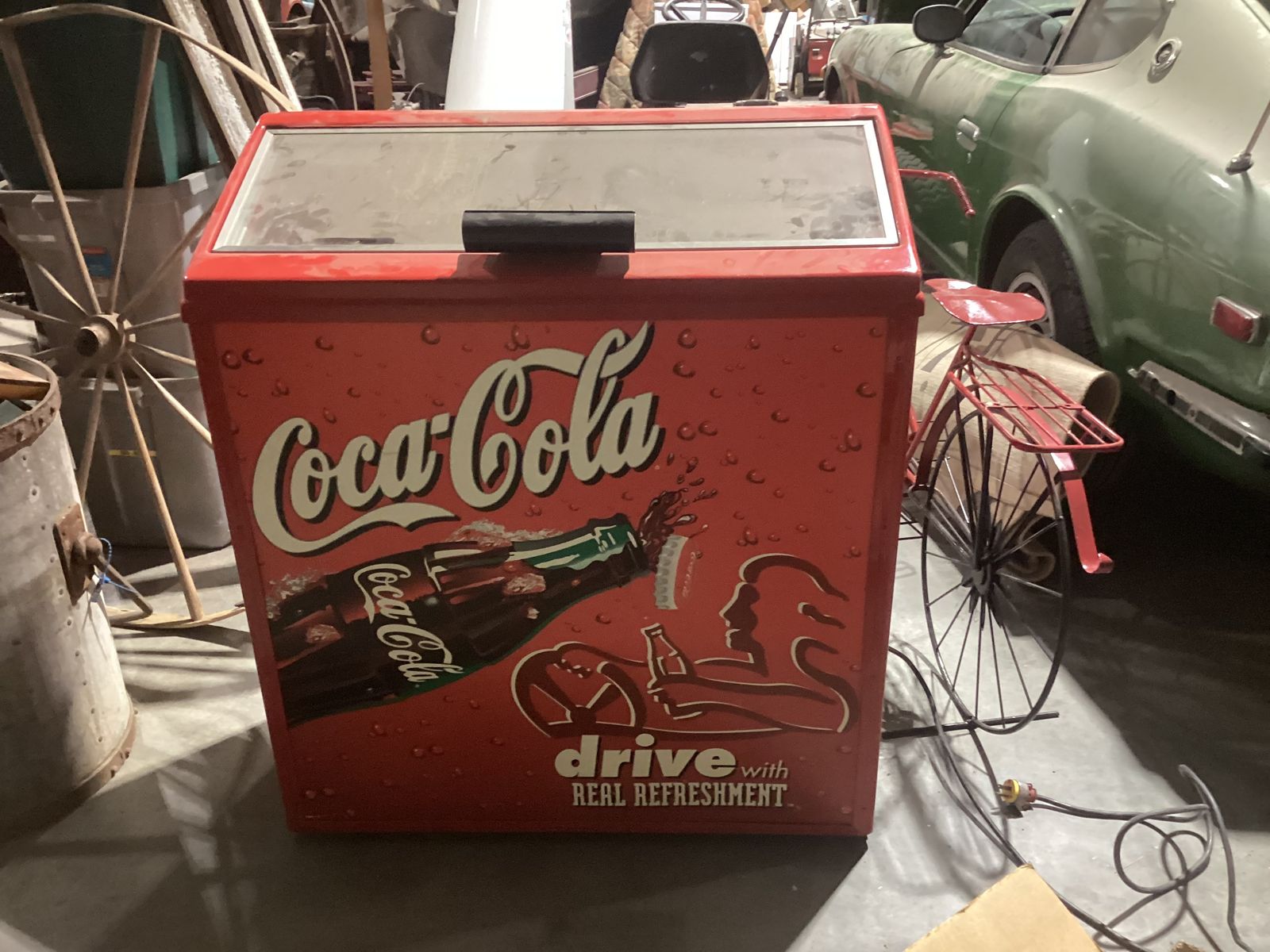 Coke cooler  man cave