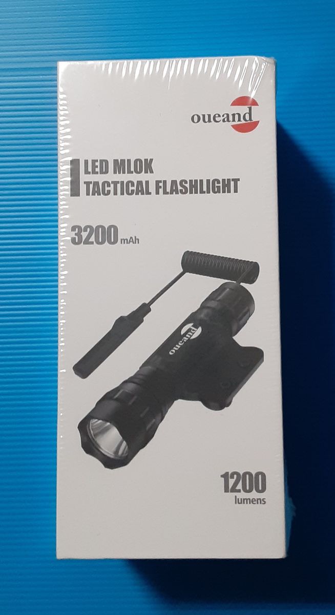 New LED 1200 Lumens Tactical Flashlight with Keymod/MLOK Mount, Picatinny and Scope Sight Mount For Hunting Guns and Shotguns