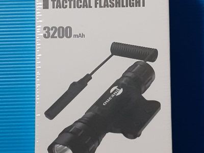 New LED 1200 Lumens Tactical Flashlight with Keymod/MLOK Mount, Picatinny and Scope Sight Mount For Hunting Guns and Shotguns