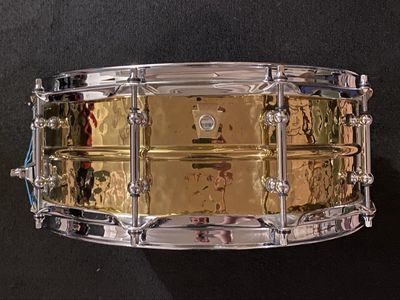 Ludwig Hammered Brass Supraphonic 5x14 Snare