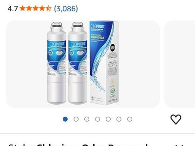 ICEPURE DA29-00020B Refrigerator Water Filter Replacement for Samsung Chlorine & Odor Removal
